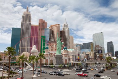 LAS VEGAS, USA  July , 2015: New York Hotel and Casino in Las Vegas, Nevada, USA clipart