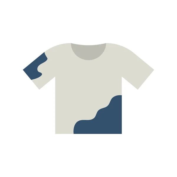 Vuil Shirt Icoon Vlekken Shirt Vlekken Verwijderen Glyph Icoon Wasserij — Stockvector