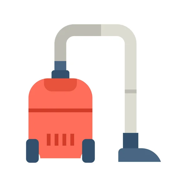 Staubsauger Symbol Hausstaubsauger Sauberer Boden Reinigung Von Schmutz Und Staub — Stockvektor