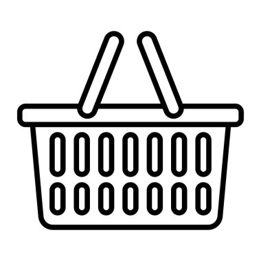 Piyasa düz vektör simgesi. Piktogram beyaz arka planda izole edildi. Vektör illüstrasyonu.