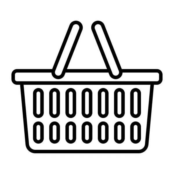 Markt Flache Vektor Symbol Piktogramm Isoliert Auf Weißem Hintergrund Vektorillustration — Stockvektor