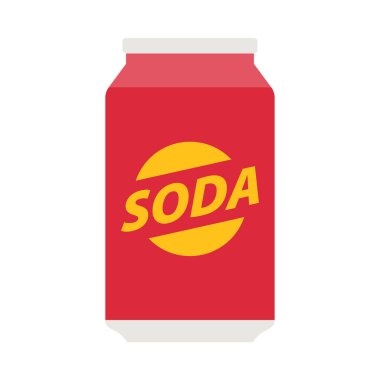 Alüminyum kutuda soda. Karbonatlı alkolsüz su. Beyaz arka planda izole edilmiş konserve kutusunda meşrubat.