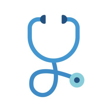 Stethoscope icon. Symbol medicine. Phonendoscope isolated on a white background. Vector Illustration.