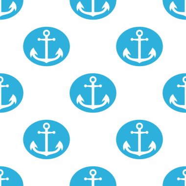 Çapaları, deniz teması, düz vektör deniz arkaplanı olan, kumaş, giysi, poster, ambalaj kağıdı, duvar kağıdı, basit tasarım üzerine baskı için uygun hoş, pürüzsüz desen.