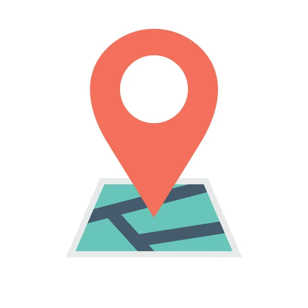 Ikona Lokalizacji Śledzenie Podróży Kierunek Etykieta Marker Navigator Lub Przewodnik — Wektor stockowy