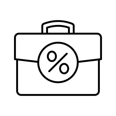 Yatırım portföy simgesi. Hissedar konsepti, iş yatırımcısı, finansal tedarik. Büyüyen yatırım portföyü.