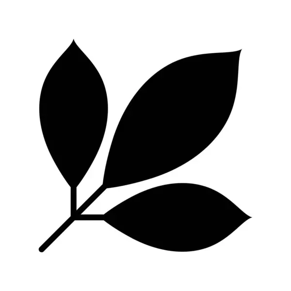 Bladeren Van Essenboom Geïsoleerd Witte Achtergrond Vectorillustratie Stockvector