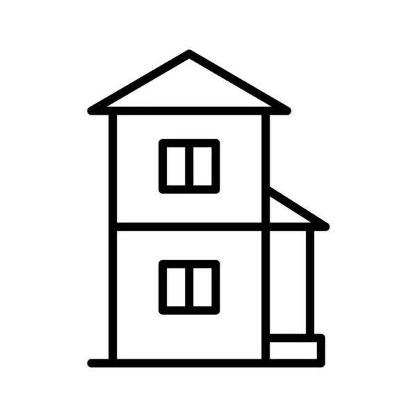 Rumah Dan Ikon Rumah Rumah Sederhana Ilustrasi Vektor Grafik Vektor