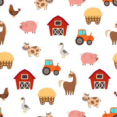 Çiftlik evi, ahır evi, ahşap araba, saman, hayvan, ağaç ve fense, çocuk odası, duvar kağıdı, ambalaj kağıdı ve giysi için kullanılabilir.