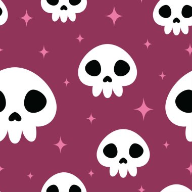 Güzel kafatasları, kırmızı kafatası, cadılar bayramı için arka plan.