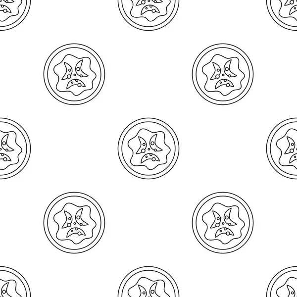 muz vektörsüz desen, arka planda tekrarlanan siyah ve beyaz çizgi sanatı