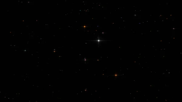 Светящиеся Частицы Звезды Сверкающий Поток Абстрактный Фон Блестящими Блестками — стоковое фото