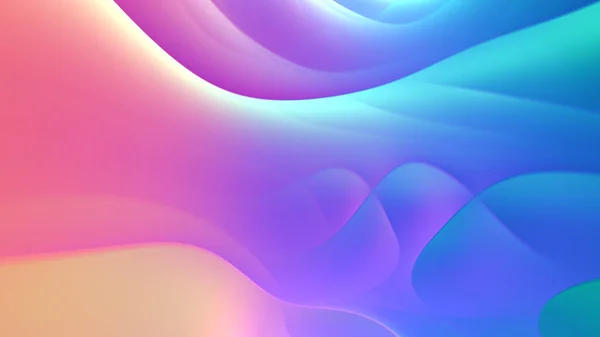 Abstract Illustration Holographic Colour Futuristic Wallpaper — Stock Photo, Image