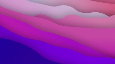 canlı duvar kağıdı dalgalı renkli şekiller, 4K animasyon arkaplan