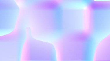 Kabartmalı holografik yüzeyin yavaş çekimde soyut animasyonu. Parlak efektli, animasyon giriş arka planı, güzel canlı duvar kağıdı.