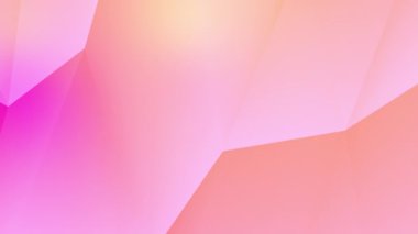 Geometrik renkli arkaplanın yavaş çekimin soyut animasyonu, 4K pürüzsüz canlı duvar kağıdı