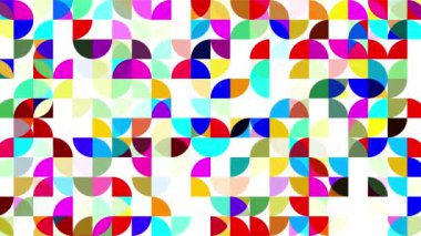 Beyaz arkaplan üzerindeki opaklık efektleri, web siteleri ve sunumlar için mükemmel animasyon, 4K soyut duvar kağıdı 4K