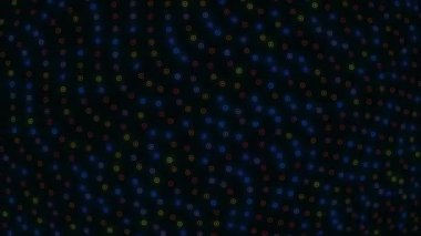 3 boyutlu animasyon muhteşem hareketler biçimlendirici formlar yaratıyor, küresel salınım etkileri, gelecekteki şekillerin 4K soyut arkaplanı