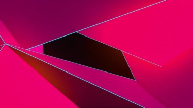Kablo ve yer değiştirme efektleri olan 3 boyutlu biçimlendirme, 4K kusursuz animasyon arkaplan