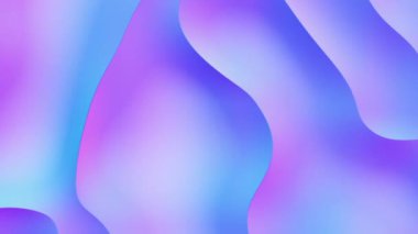 Kabartmalı holografik yüzeyin yavaş çekimde soyut animasyonu. Parlak efektli, animasyon giriş arka planı, güzel canlı duvar kağıdı.