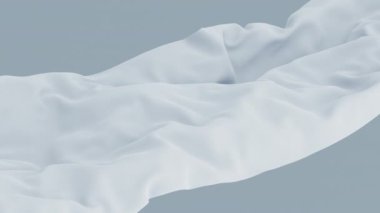 Soyut hassasiyet hafif kadife arka plan dalga bezi kumaşı. Çırpınan maddeler. 3D reklamlar animasyon hareketi tasarımı duvar kağıdı