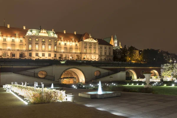 Королевский Замок Варшаве Памятник Всемирного Наследия Знаменитое Место Варшаве Столице Стоковое Изображение
