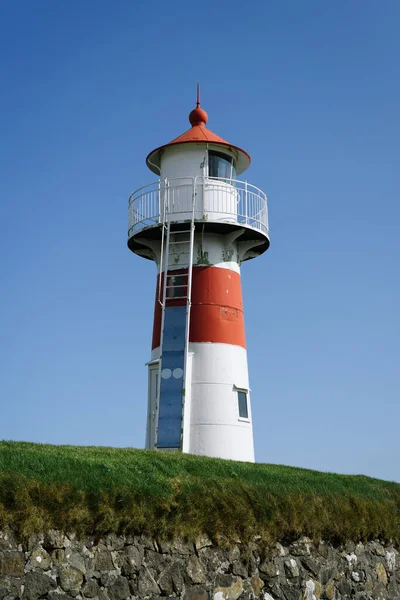 Skansin Maják Věže Nad Pevností Torshavnu Faerské Ostrovy Royalty Free Stock Obrázky