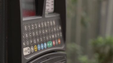 Wroclaw, Polonya 'da ödemeli otopark görüntüsü