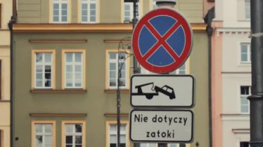 Wroclaw, Polonya 'da Şehir İşareti Durmuyor