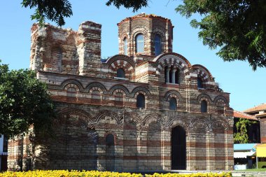 Bulgaristan 'ın Nesebar kentindeki Christ Pantokrator Kilisesi