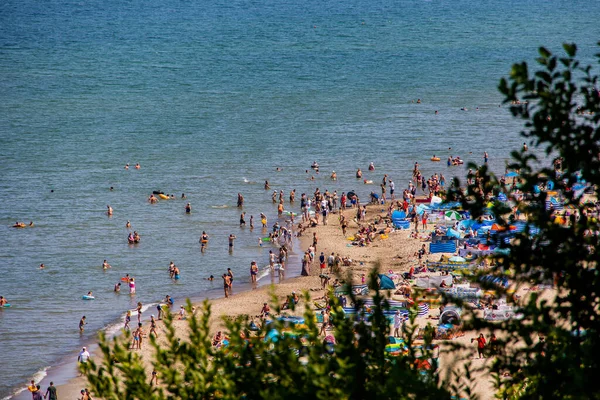 Beautiful Summer Seaside Landscape Beach Baltic Sea Sunny Summer Day — Stock Photo, Image