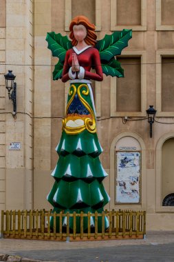 Güzel İspanya 'nın Alicante' deki en büyük doğum sahnesi