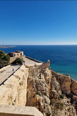 beautiful viewpoint castle of saint barbara alicante city view hisoania landmark