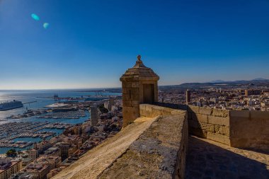 beautiful viewpoint castle of saint barbara alicante city view hisoania landmark