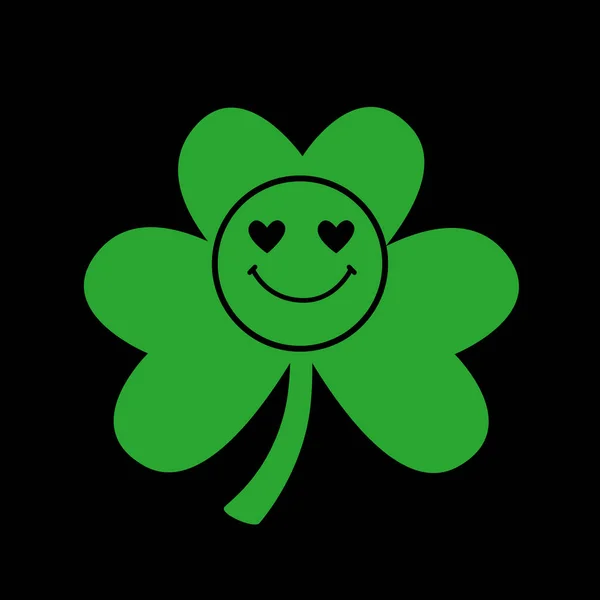 Grün Freudig Glücklich Symbol Von Irland Für Patrick Day Frühling — Stockfoto