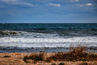 İspanya 'nın güzel deniz manzarası. İnsansız.