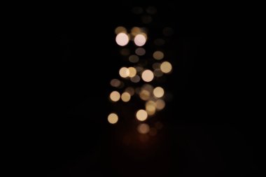 Altın bokeh ile sevimli bir arkaplan