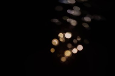 Altın bokeh ile sevimli bir arkaplan