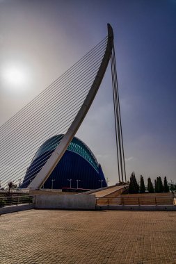 Valencia, İspanya 'daki güzel mimari sanat ve bilim şehri.