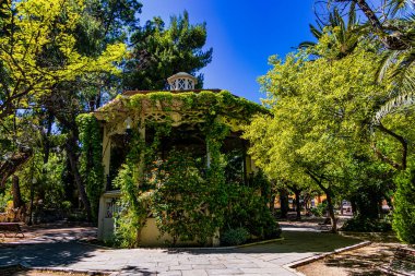 İspanya 'nın Alcoy şehrinden güzel şehir manzarası