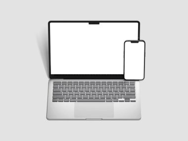 İzole Edilmiş Aygıtlar Mockup Görünümü