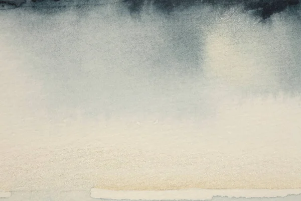 Flöde Våt Akvarell Och Akryl Utstryk Målning Abstrakt Konsistens Beige — Stockfoto