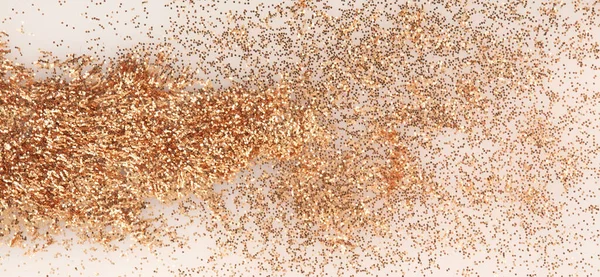 Soyut Açık Altın Bronz Parıltı Bej Yatay Arka Plan Üzerinde — Stok fotoğraf