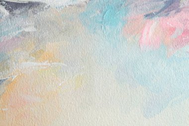 Modern yağ ve akrilik lekeli çiçek boyama duvarı. Soyut doku renk lekesi fırça darbesi arka planı. Çağdaş sanat. Parça.