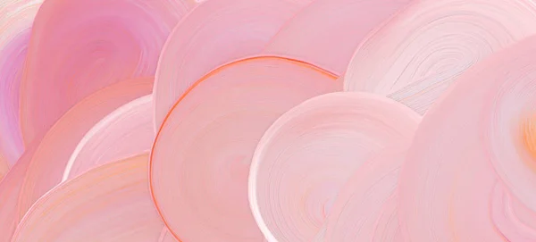 현대의 아크릴 페인트칠 노골적 핑크와 베이지 브러시 뇌졸중 — 스톡 사진