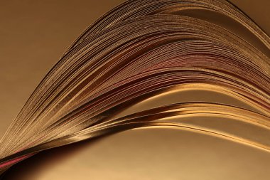 Soyut ışıltı arka planda. Altın (bronz) parıltı dalgası.