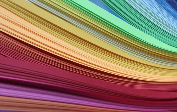 Carta Onda Strisce Colore Sfumato Texture Astratta Copia Spazio Sfondo — Foto Stock
