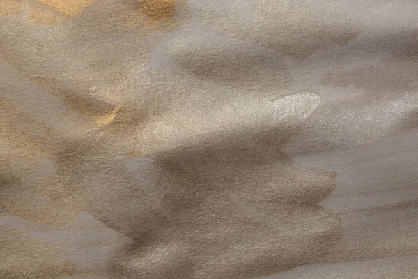 Watercolor Paper Texture Painting Wall Abstract Gold Nacre Beige Marble — Stock Photo, Image