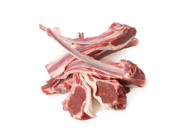 Raw Lamb Meat Light Background — Stockfoto