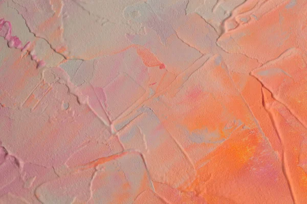 Modern Oil Acrylic Smear Blot Canvas Painting Wall Abstract Texture — Stok fotoğraf